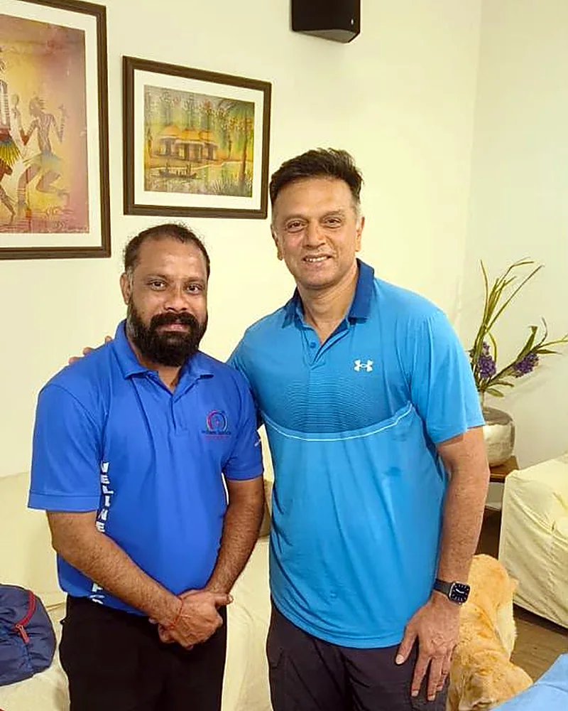 A client with the Wellness Sports Inc team