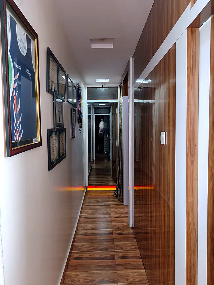 Through the clinic at Wellness Sports Inc