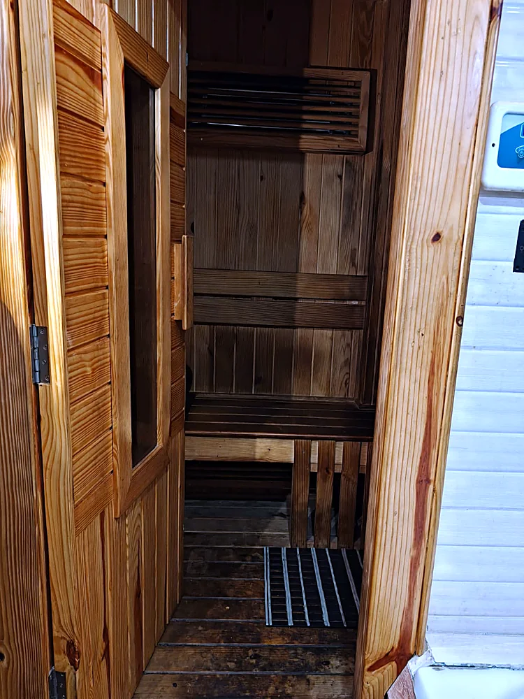 Sauna at Wellness Sports Inc